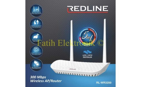 Redline Rl-wr3200 300 Mbps Kablosuz Acces Point Repeater wifi menzil genişletici güçlendirici