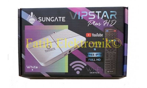 Sungate Vipstar Plus Hd iptv uyumlu Mini Uydu Alıcısı