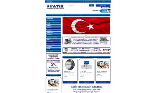 Elektronik E Ticaret web sitesi