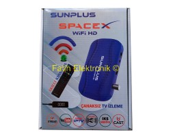Sunplus Spacex HD Dahili Wifi IPTV uyumlu Uydu Alıcısı